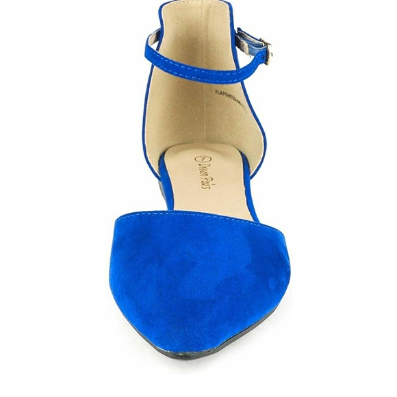 NIB Dream Pairs. Bright Blue Flats - Picture 4 of 8